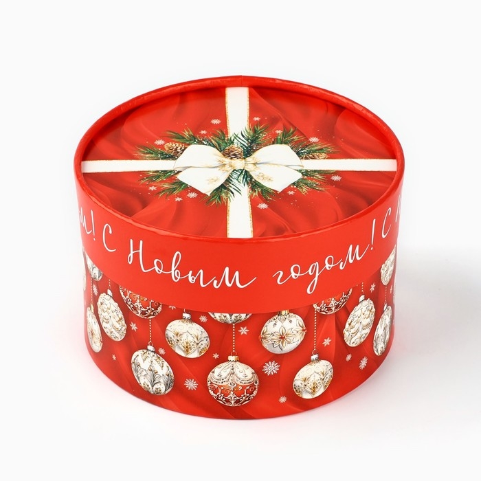 Коробка подарочная «Бант новогодний», 12 х 8 см, Новый год Коробка подарочная «Бант новогодний», 12 х 8 см, Новый год