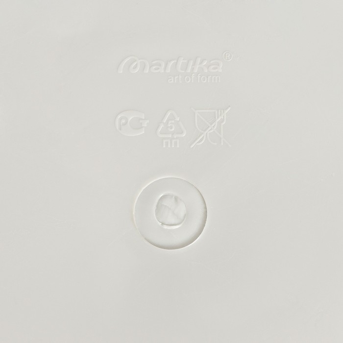 Корзина бельевая с крышкой &laquo;Молетта&raquo;, 60 л, 47,9&times;36,9&times;55 см, цвет светло-серый