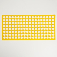 Аппликатор Кузнецова, 144 колючки, спанбонд, жёлтый, 26 х 56 см.