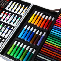 Набор для рисования складной, в чемоданчике, синий Набор для рисования складной, в чемоданчике, синий