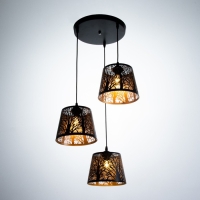 Светильник BayerLux "Чаща" 3хЕ27 40Вт черный 40х40х20-90см Светильник BayerLux "Чаща" 3хЕ27 40Вт черный 40х40х20-90см