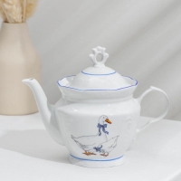 Сервиз фарфоровый чайный &laquo;Гуси&raquo;, 14 предметов