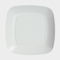 Тарелка плоская &laquo;Квадро&raquo;, 22&times;22 см, цвет белый