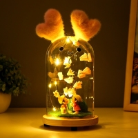 Ночник колба "Романтика" LED от батареек 3хLR44 МИКС 11х11х25 см RISALUX Ночник колба "Романтика" LED от батареек 3хLR44 МИКС 11х11х25 см RISALUX