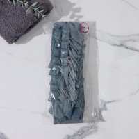 Мочалка для тела массажная Доляна &laquo;Афродита&raquo;, 69&times;8 см, цвет серый