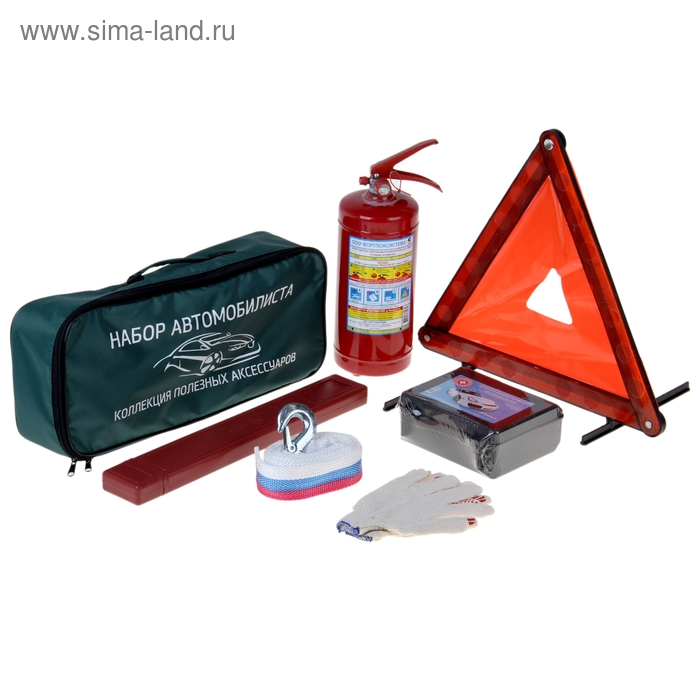Набор автомобилиста Набор автомобилиста "Премиум", 6 предметов, аптечка по приказу Минздрава