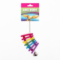 Игрушка для птиц "Качели Радуга", микс Игрушка для птиц "Качели Радуга", микс
