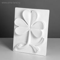 Гипсовая фигура Орнамент: Ветка клевера, 32,5 х 41 х 6,5 см Гипсовая фигура Орнамент: Ветка клевера, 32,5 х 41 х 6,5 см