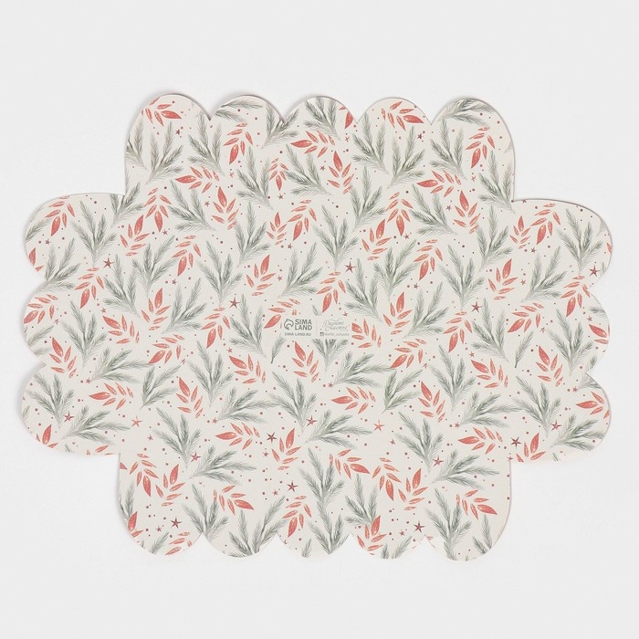 Коробка подарочная с PVC крышкой «Нежно-розовая», 20 х 30 х 8 см, Новый год Коробка подарочная с PVC крышкой «Нежно-розовая», 20 х 30 х 8 см, Новый год