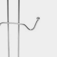 Подставка для кружек на 6 предметов Доляна, 13,5×13,5×30 см, цвет серый Подставка для кружек на 6 предметов Доляна, 13,5×13,5×30 см, цвет серый