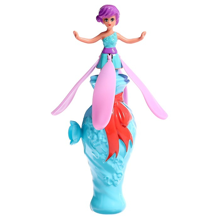 Кукла-юла летающая и парящая &laquo;Принцесса&raquo;, 2 в 1, на заводном механизме