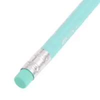 Карандаш чернографитный с ластиком ErichKrause "Pastel", НВ, грифель d=2,2 мм, дерево, трехгранный в тубусе, микс