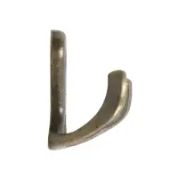 Крючок мебельный ТУНДРА TKd=003, двухрожковый, бронза, 25 шт.