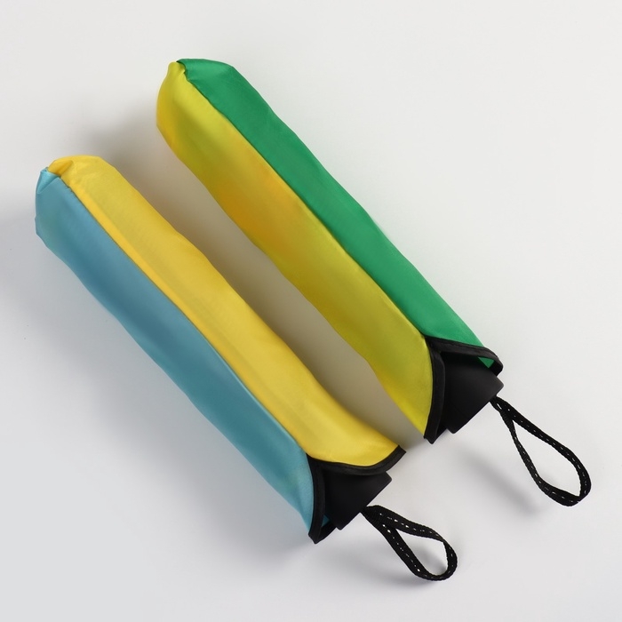 Зонт механический &laquo;Радужное настроение&raquo;, 4 сложения, 10 спиц, R = 50/57 см, разноцветный