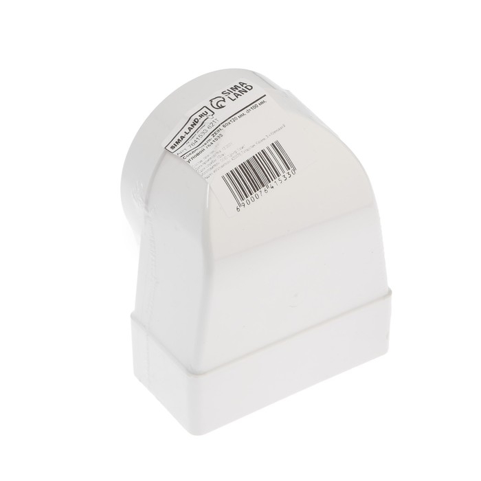 Соединитель ZEIN, 60х120 мм, d=100 мм, угловой,вентиляционный