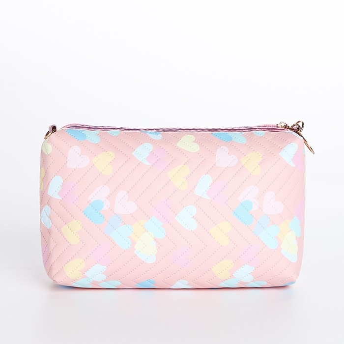 Сумка детская для девочки на молнии, цвет розовый