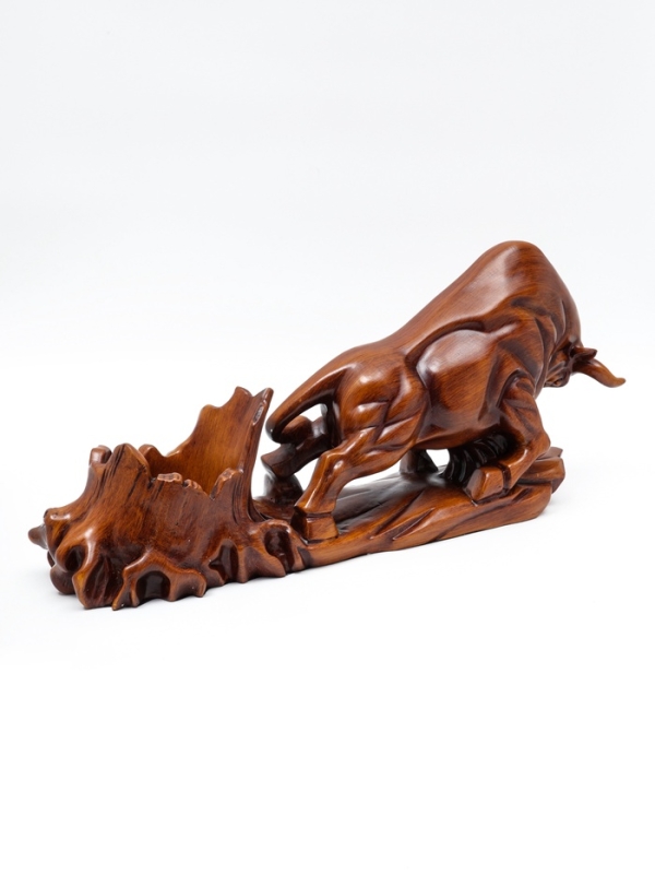 Подставка для бутылки "Бык" под дерево, 49.11.22см