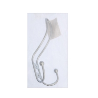 Крючок мебельный ТУНДРА TKT002, трехрожковый, хром, 4 шт TMP Крючок мебельный ТУНДРА TKT002, трехрожковый, хром, 4 шт TMP