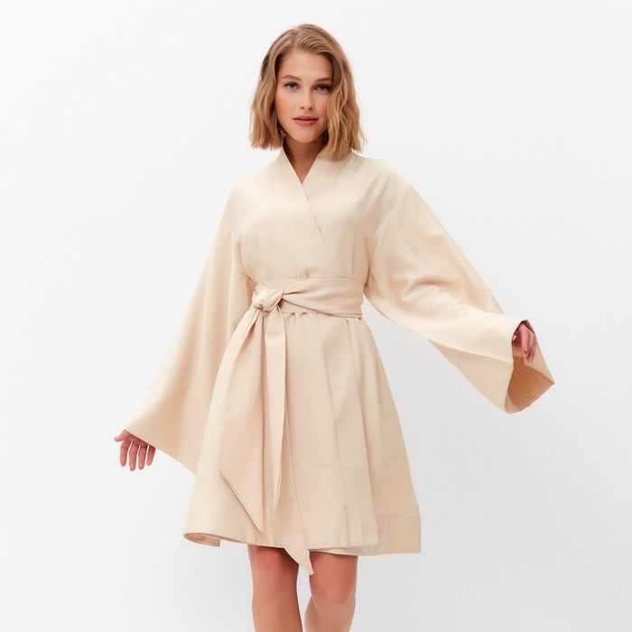 Платье женское  MINAKU: Enjoy цвет бежевый, р-р 50-52