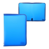 Папка пластиковая А4, 325 х 230 х 25 мм, молния вокруг, Calligrata "Офис", ПМ-А4-11, 0.5 мм, цветная, текстура "песок", синяя Папка пластиковая А4, 325 х 230 х 25 мм, молния вокруг, Calligrata "Офис", ПМ-А4-11, 0.5 мм, цветная, текстура "песок", синяя