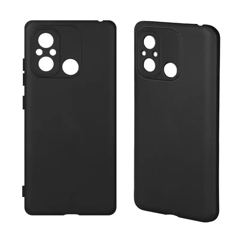 Чехол Xiaomi Redmi 12C 4G TPU матовый черный