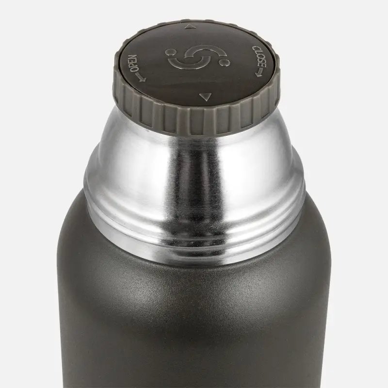 Термос Relaxika 1000 со стикерпаком, хаки