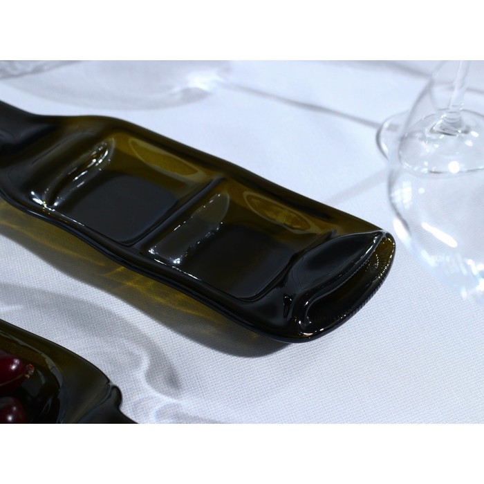 Менажница из бутылки &laquo;Селена&raquo;, 30&times;15&times;2 см, с двумя отделениями