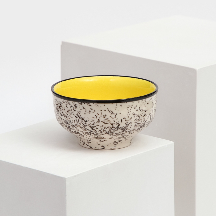 Пиала керамическая &laquo;Персия&raquo;, 200 мл, жёлтая, 1 сорт, Иран