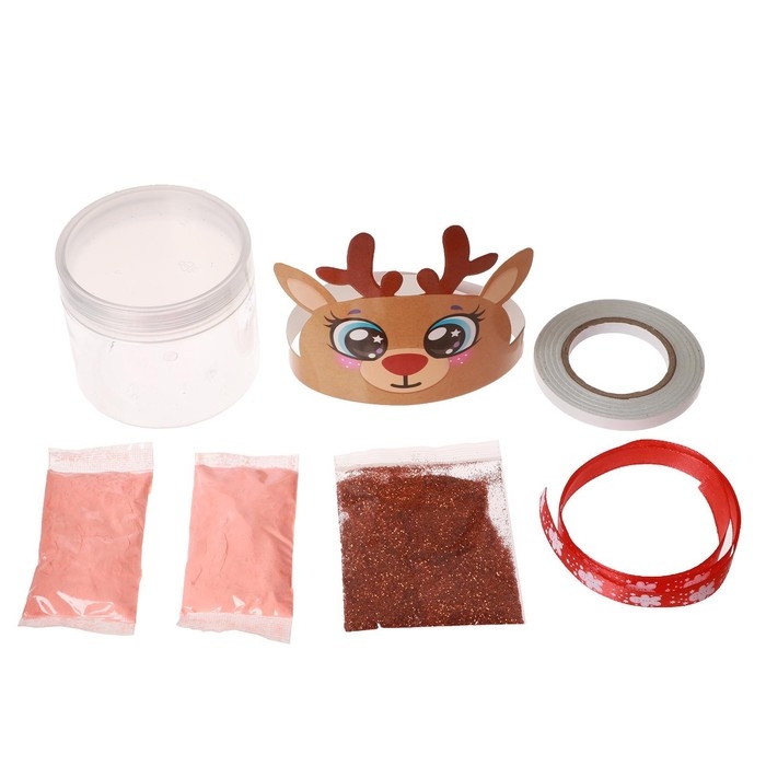 Набор для творчества Новогодний слайм «Олень» Набор для творчества Новогодний слайм «Олень»