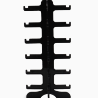 Подставка под очки 6 мест, 16&times;14,5&times;35,5, оргстекло, цвет чёрный