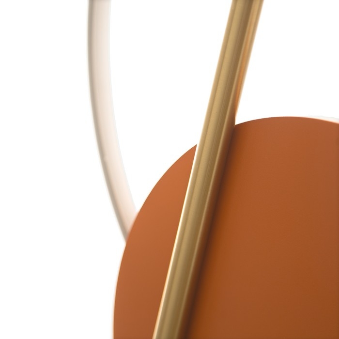 Бра "Алле" LED 17Вт 3000К оранжевый золото 66х6,5х41см