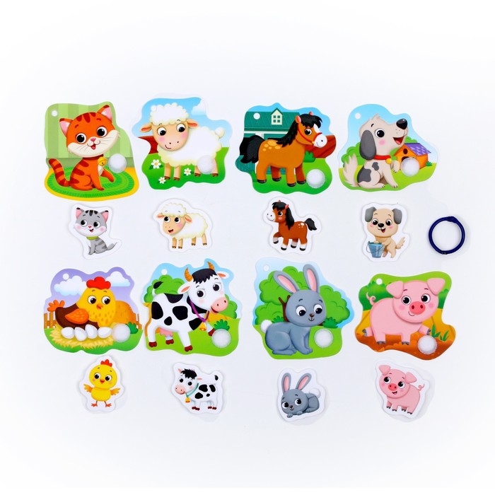 Игра на липучках «Весёлые липучки. Детёныши и мамы» Игра на липучках «Весёлые липучки. Детёныши и мамы»