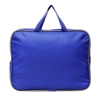 Папка с ручками текстильная А4, 350 х 270 х 70 мм, Calligrata "Офис", внутренний карман, синяя