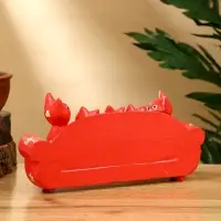 Сувенир "Кошачье семейство" дерево 20х5х10 см, цв. красный