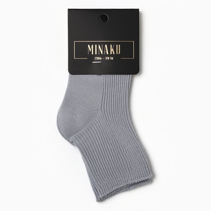 Носки детские MINAKU, цвет серый, 12-14 см Носки детские MINAKU, цвет серый, 12-14 см
