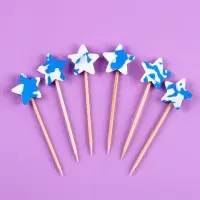 Шпажки &laquo;Звёзды&raquo;, 6 шт., цвет МИКС