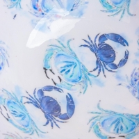 Салатник "Крабы" дерево манго 25х25х10 см