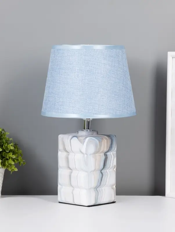 Лампа настольная &laquo;Атриум&raquo; E14, 1х40Вт, синий, RISALUX