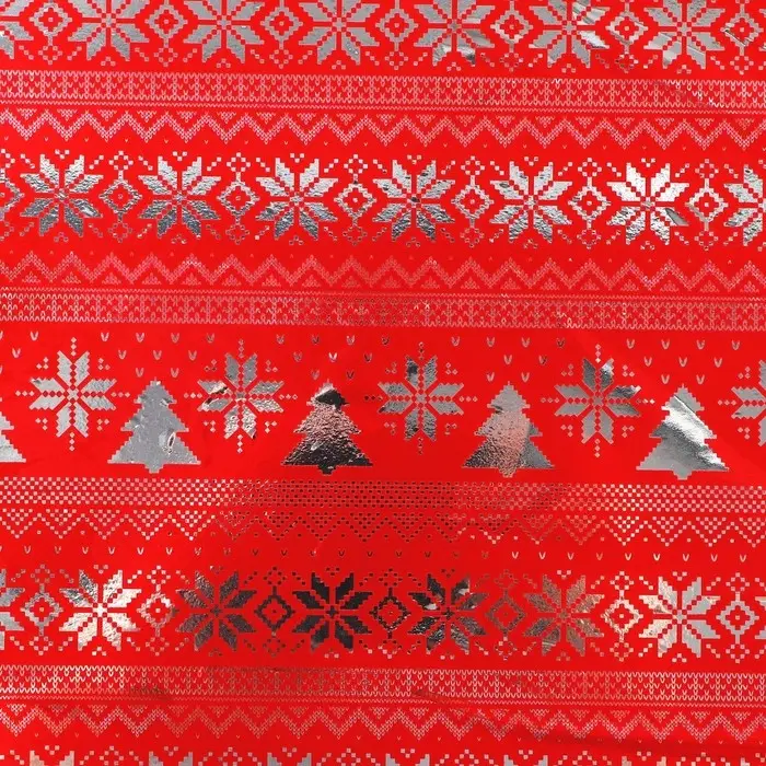 Плёнка упаковочная голография &laquo;Вязка&raquo;, 100 х 70 см