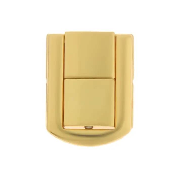 Замок-защелка на ящик ZM01, 3.2&times;2.5 см, цвет золото