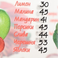 Кружка 300 мл "Таблица калорий"