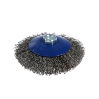 Щетка металлическая для УШМ ТУНДРА, "тарелка", М14, 125 мм Щетка металлическая для УШМ ТУНДРА, "тарелка", М14, 125 мм