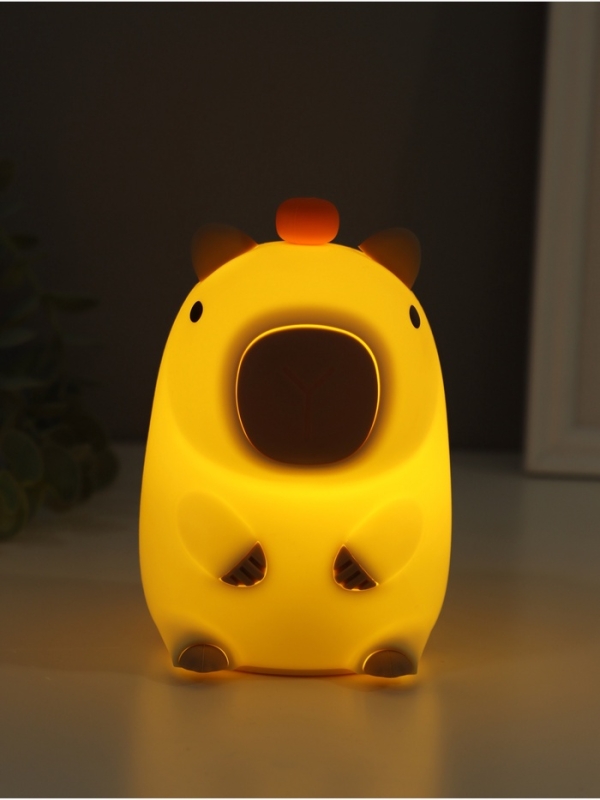 Ночник антистресс "Капибара" 2Вт LED RGB USB 9х9х13см