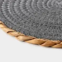 Салфетка сервировочная на стол Доляна &laquo;Мэг&raquo;, 25&times;25 см, цвет голубой