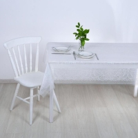 Скатерть без основы многоразовая &laquo;Ажур&raquo;, 120&times;180 см, прозрачная