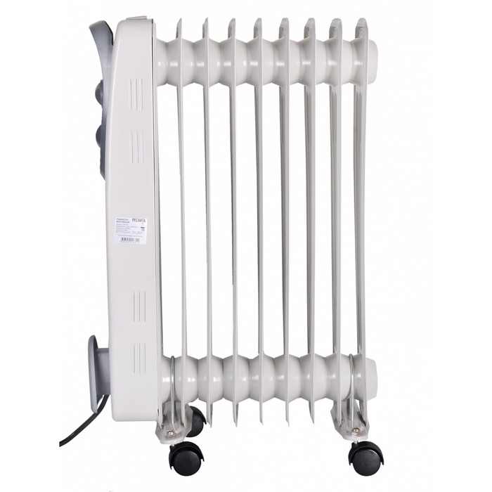 Масляный обогреватель "Ресанта" ОМ-9Н, 2000 Вт, 9 секций, 20 м&sup2;, белый