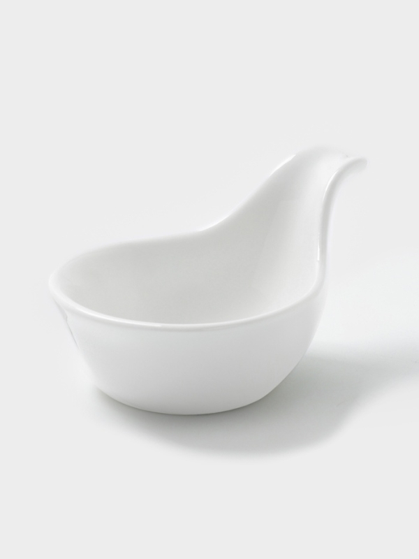 Соусник Hanna Kn&ouml;vell, с ручкой, фарфор, белый