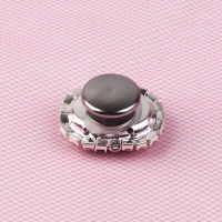 Аксессуары для обуви &laquo;Роскошь&raquo;, 4 шт, цвет серебряный