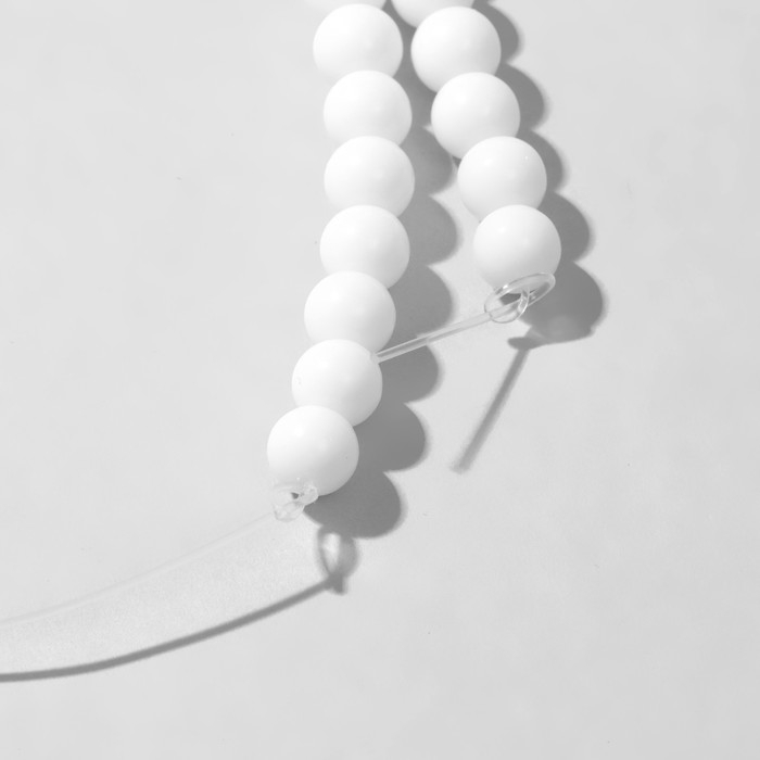 Бусины на нити шар №6 гранёный &laquo;Агат&raquo;, 60 бусин