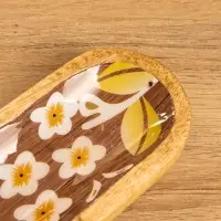 Подставка под благовония "Орхидея" 26х8х2,5 см, манговое дерево